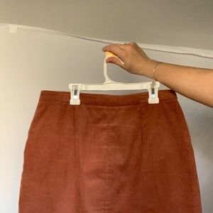 Super cute brownish orange skirt
